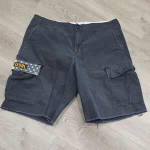 Denim & Supply Ralph Lauren Black Cargo Shorts Casual Style